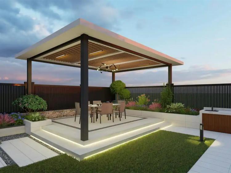 萊蕪別墅屋頂花園綠化設計